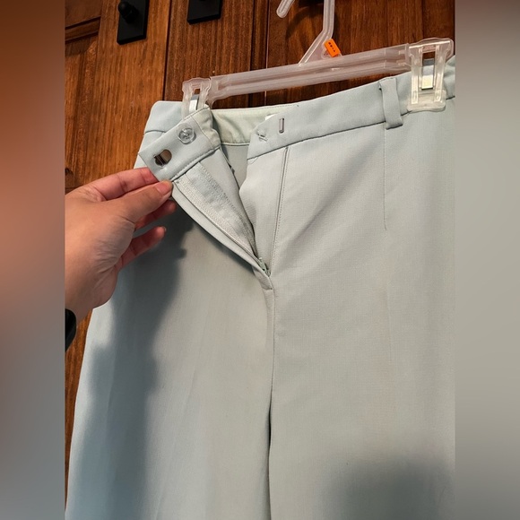 Topshop Mint Green High Rise Work Pant Size 4 Tall - Picture 11 of 11